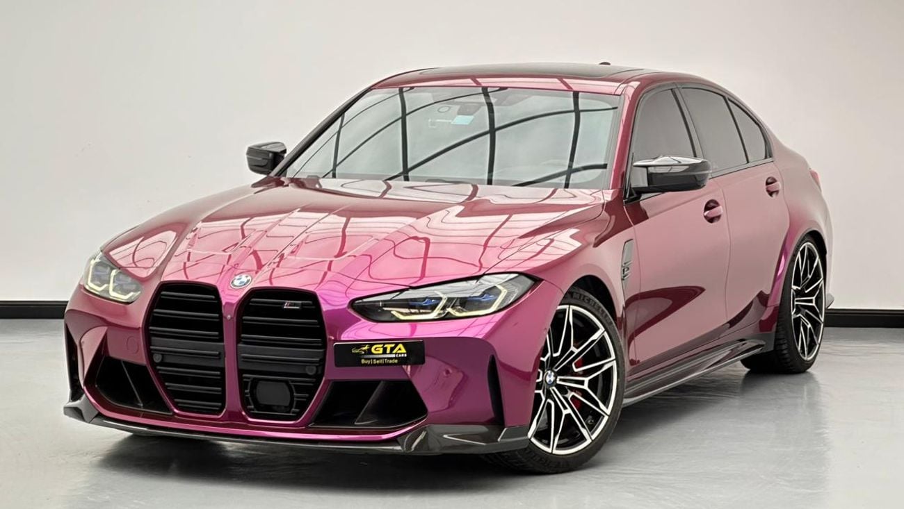 بي أم دبليو M3 2021 BMW M3 Competition, 03/2026 BMW Warranty, BMW Full Service History, Excellent Condition, GCC