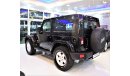 جيب رانجلر ( ONLY 38000KM ) AMAZING Jeep Wrangler SAHARA 2013 Model!! in Black Color! GCC Specs