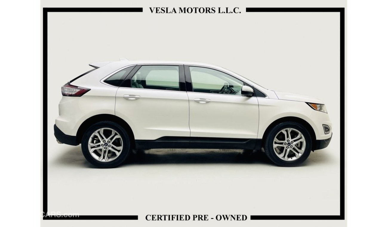 Ford Edge TITANIUM + NAVIGATION + LEATHER SEATS + PANORAMIC ROOF / GCC / UNLIMITED MILEAGE WARRANTY / 1,203DHS