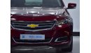 شيفروليه إمبالا EXCELLENT DEAL for our Chevrolet Impala LT ( 2016 Model! ) in Red Color! GCC Specs