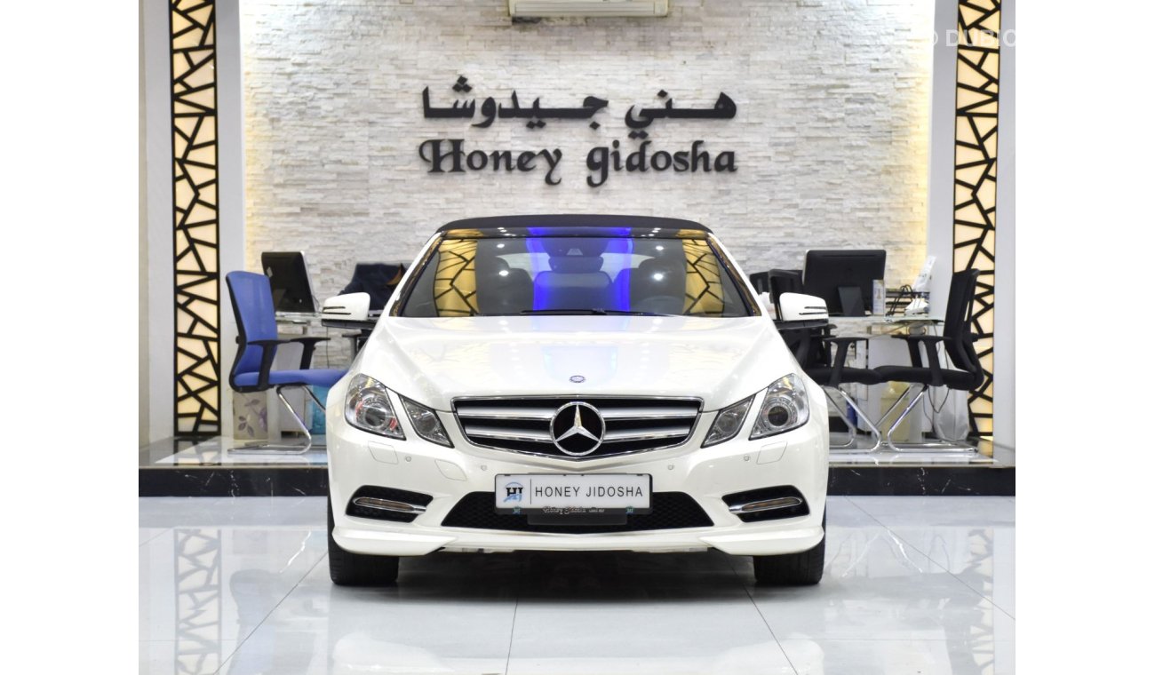 مرسيدس بنز E 350 EXCELLENT DEAL for our Mercedes Benz E350 Convertible ( 2013 Model ) in White Color Japanese Specs