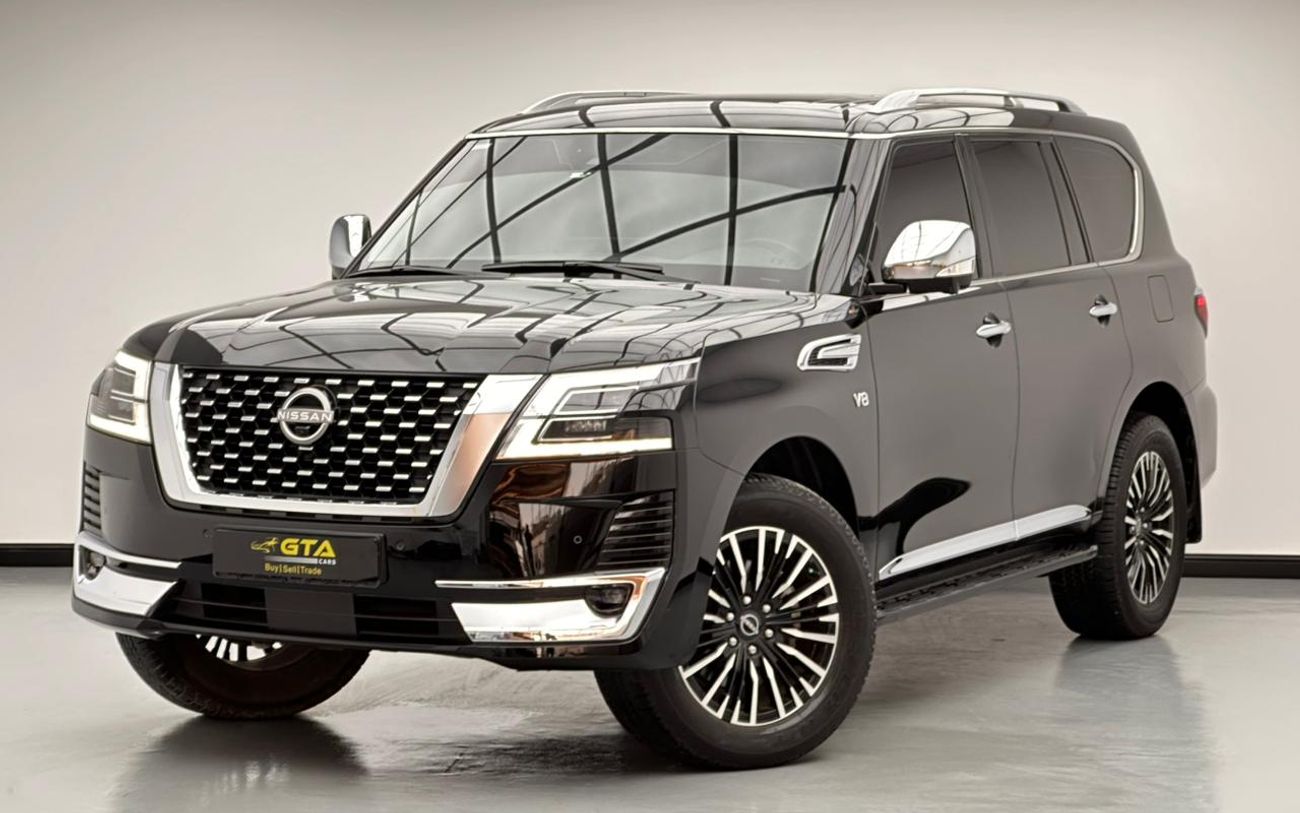 نيسان باترول 2024 Nissan Patrol LE Platinum, 10/2029 Nissan Warranty, 10/2027 Nissan Service Contract, Nissan Ful