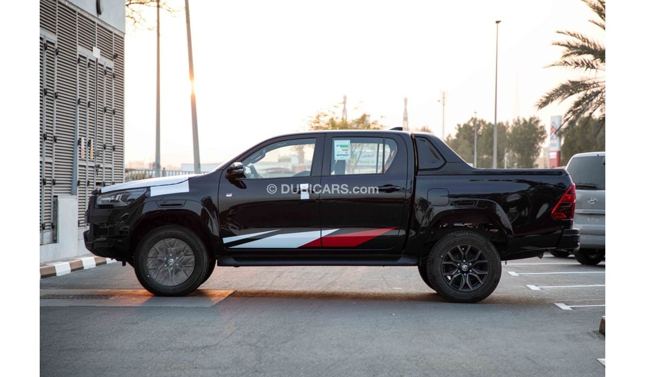 تويوتا هيلوكس 2023 Toyota Hilux 4x4 DC 2.8 GR Sport Diesel Automatic - Black inside black