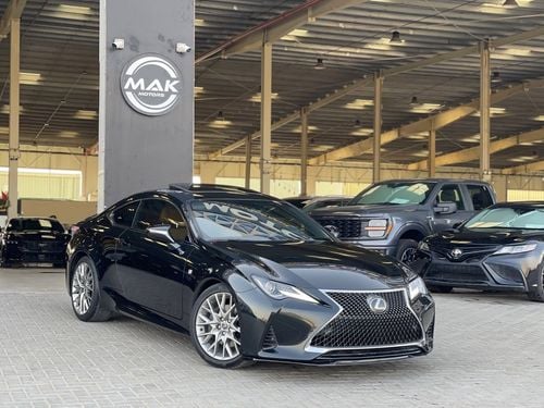 لكزس RC 350 F SPORT PLATINUM 3.5L V6 / SUNROOF / RADAR / REAR WHEEL DRIVE / BIG RIMS / COOLING AND HEATING SEATS