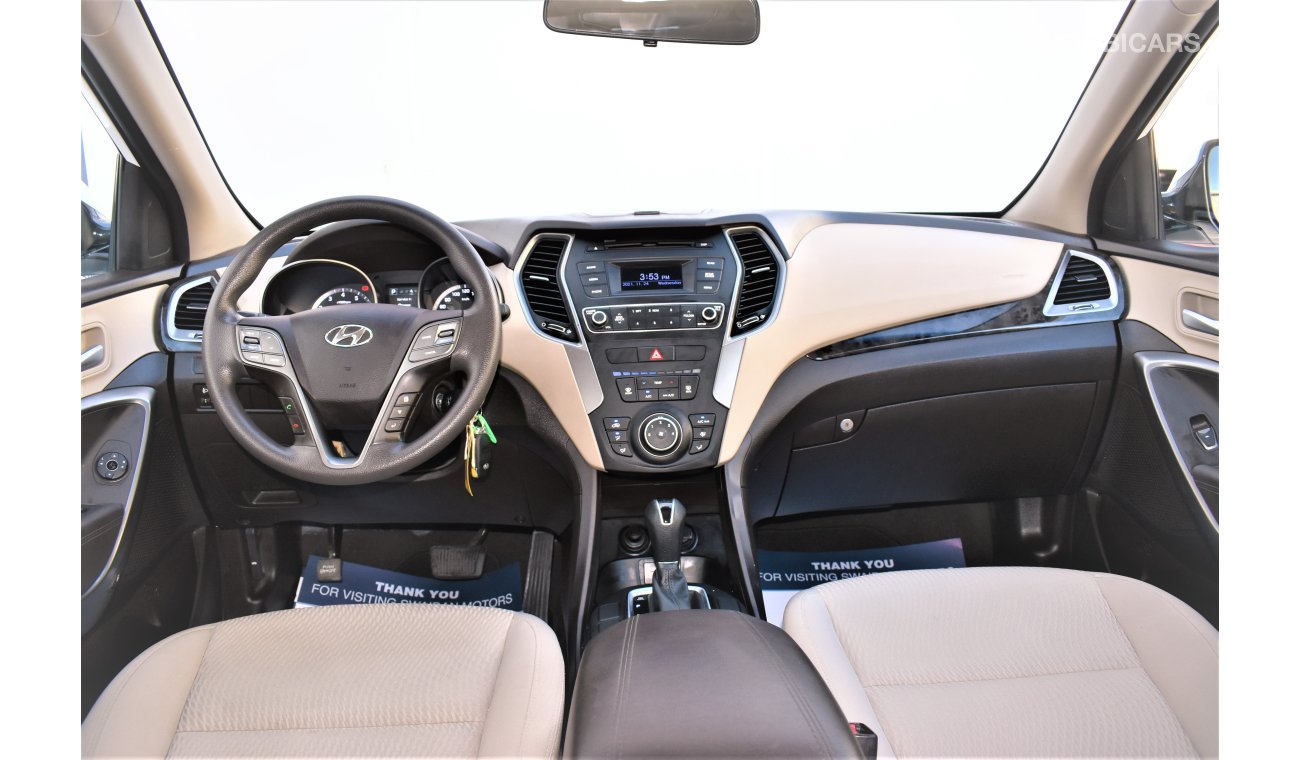Used Hyundai Santa Fe 2.4L GL 2017 GCC SPECS DEALER WARRANTY 2017 for