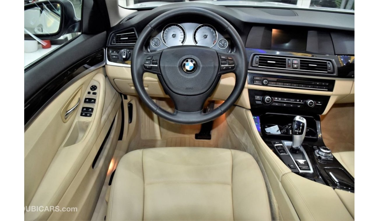 BMW 520i EXCELLENT DEAL for our BMW 520i ( 2013 Model ) in White Color GCC Specs