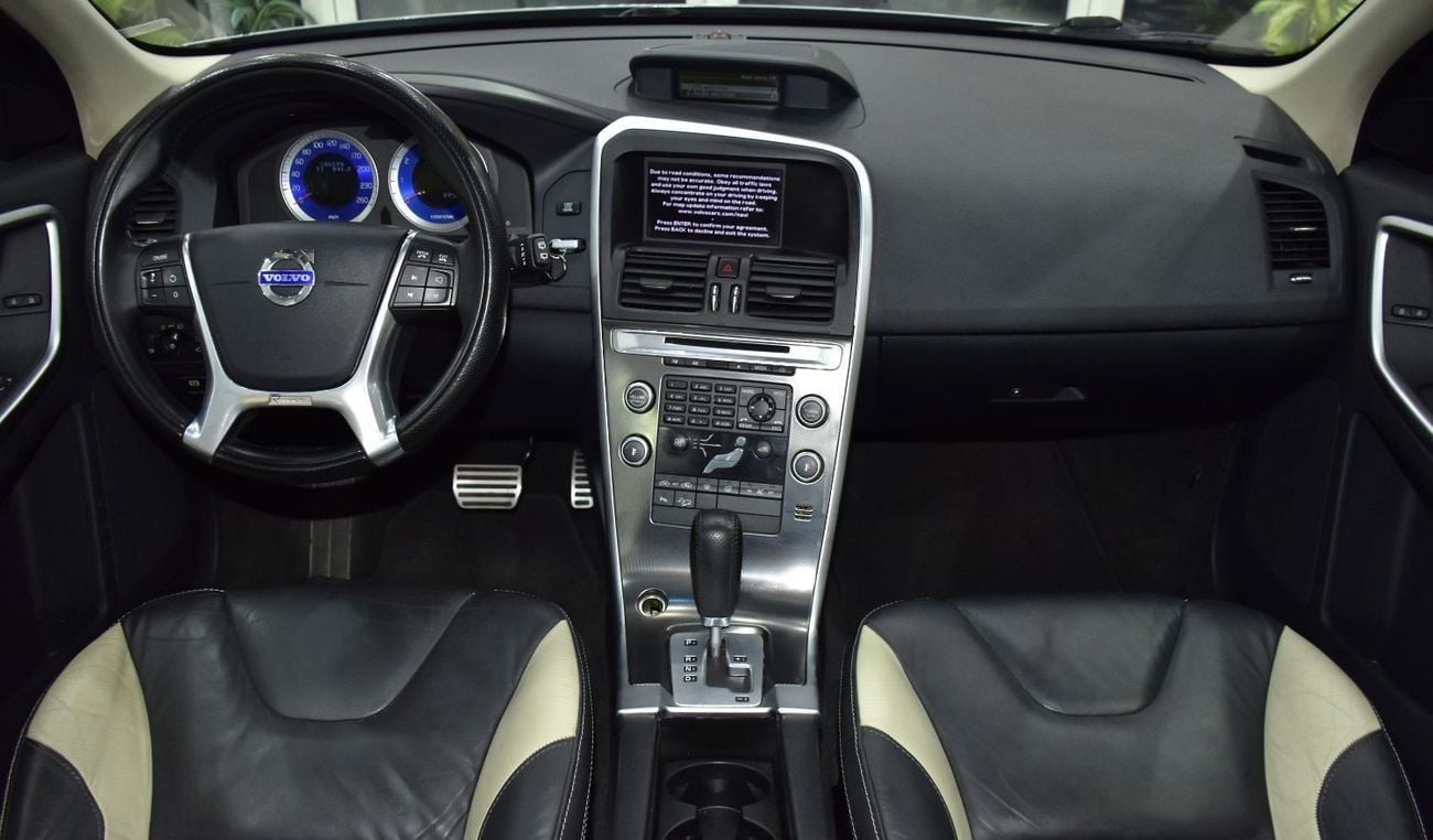 Volvo XC60 R DESIGN EXCELLENT DEAL for our Volvo T6 AWD R-Design ( 2010 Model ) in Silver Color GCC Specs
