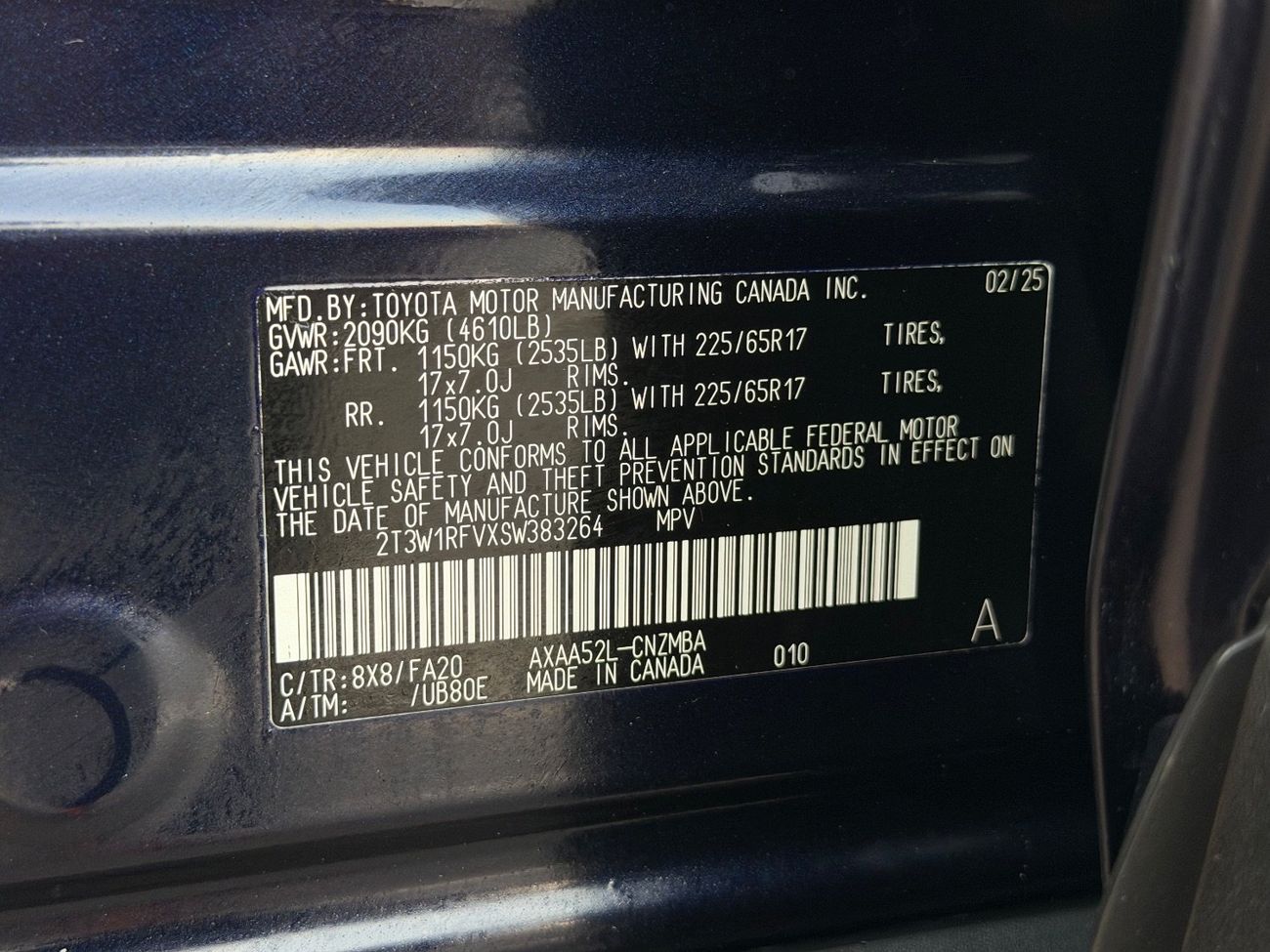 Toyota RAV4 2025 TOYOTA RAV4 XLE XP FULL OPTIONS IMPORTED FROM USA