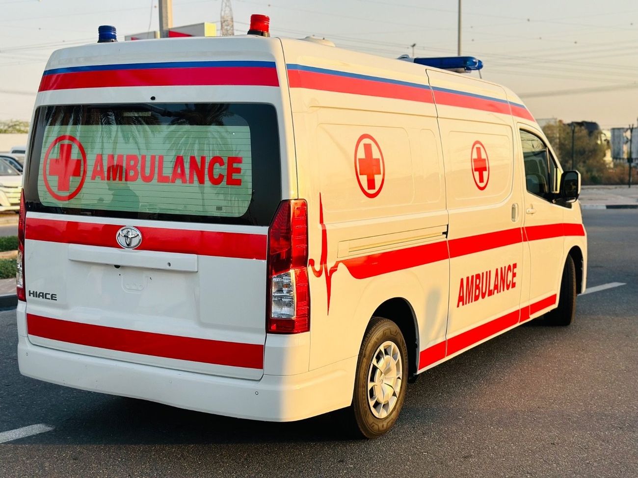 Used Toyota Hiace Van High Roof 2022 Ambulance RHD Diesel 2.8L Highroof