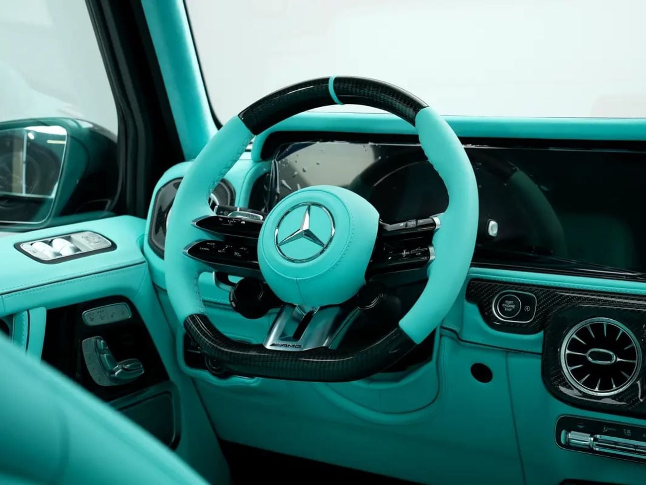 Mercedes Benz G63 AMG BRABUS G800 G63 AMG Brabus Kit | KM | Tiffany Blue Interior