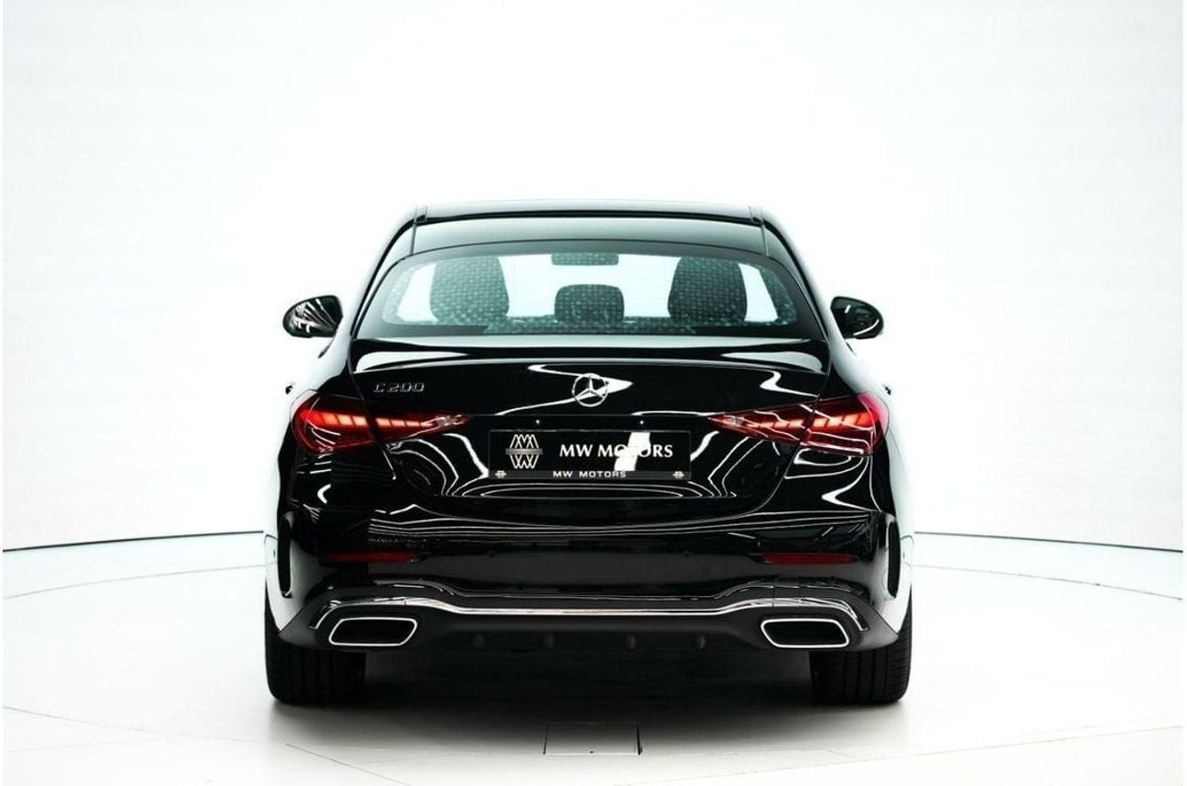 مرسيدس بنز C 200 Mercedes-Benz C 200 | 2025 GCC 0km | Agency Warranty | AMG Package |