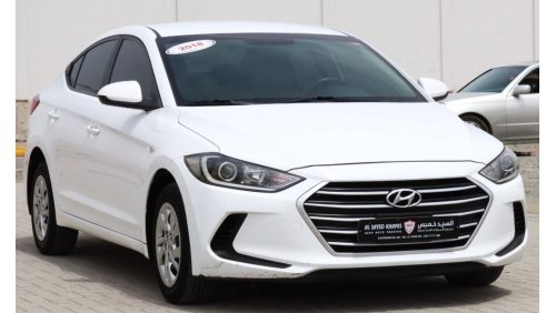 Hyundai Elantra GL Hyundai Elantra 2018 GCC in excellent condition without accidents