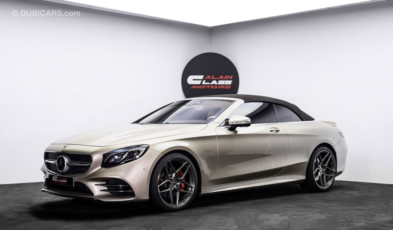 Mercedes-Benz S 560 Cabriolet 2019 - GCC Under Warranty and Service Contract