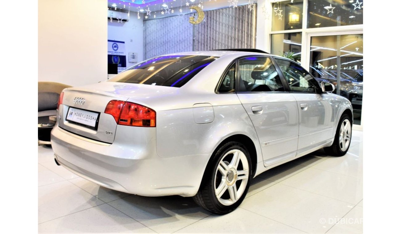 أودي A4 AMAZING!!  Audi A4 2.0 S-Line 2008 Model!! Silver Color GCC Specs