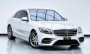 Mercedes-Benz S 560 Std 4.0L (463 HP) 2018 Mercedes-Benz S560 4MATIC, 1 Year Unlimited KM Warranty, Full Service History