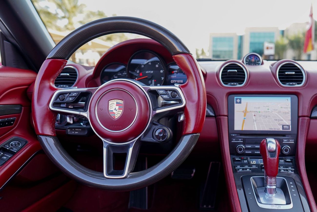 Porsche 718 Boxster Porsche 718 Boxster GTS Convertible 2018 GCC under Warranty with Flexible Down-Payment/ Flood Free.