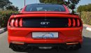 Ford Mustang 2019 GT Premium, 5.0 V8 GCC, 0km w/ 3Yrs or 100K km WTY + 60K km SERV at Al Tayer
