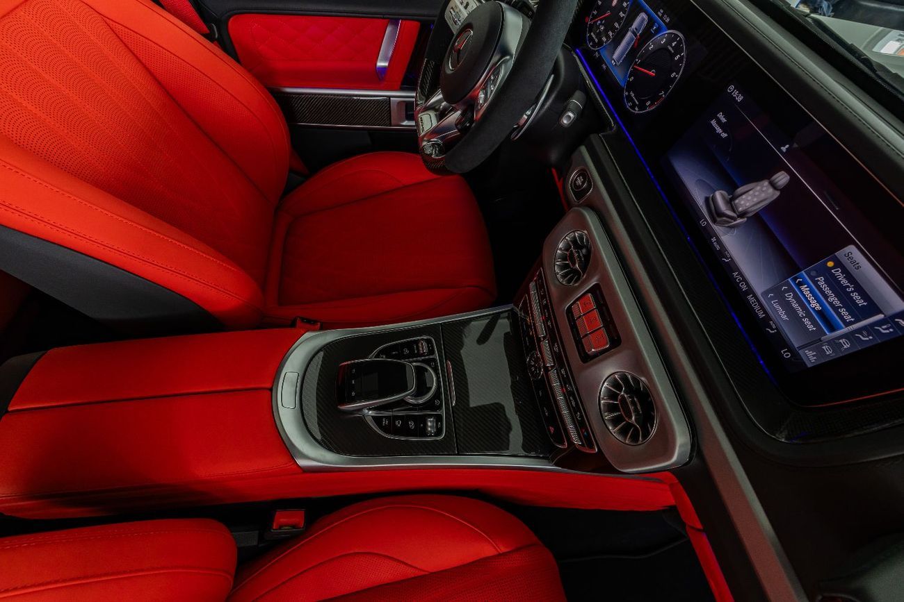 مرسيدس بنز G 63 AMG Mercedes G63-Carbon Fiber-Fully Loaded-Rear Entertainment Screens 2024-2 Years Gargash Auto Warranty