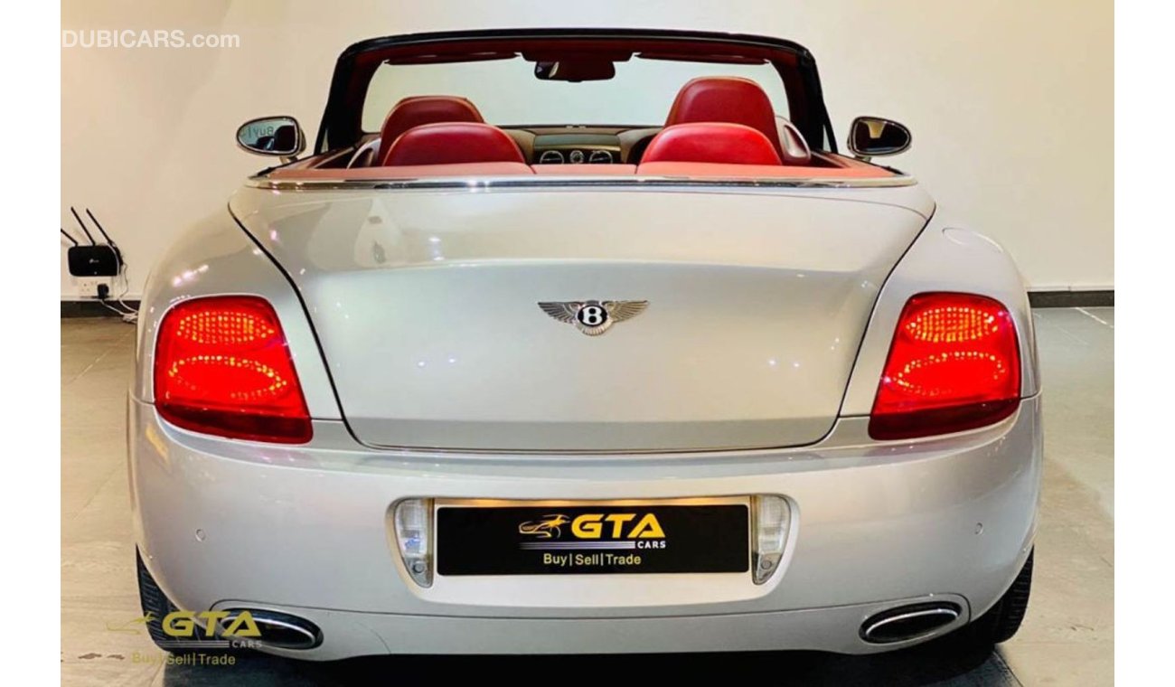 Bentley Continental GTC 2008 Bentley Continental GTC, Service History, GCC, Low Kms