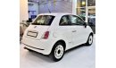 فيات 500 AMAZING Fiat 500 2010 Model!! White Color! GCC Specs.
