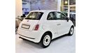 Fiat 500 AMAZING Fiat 500 2010 Model!! White Color! GCC Specs.