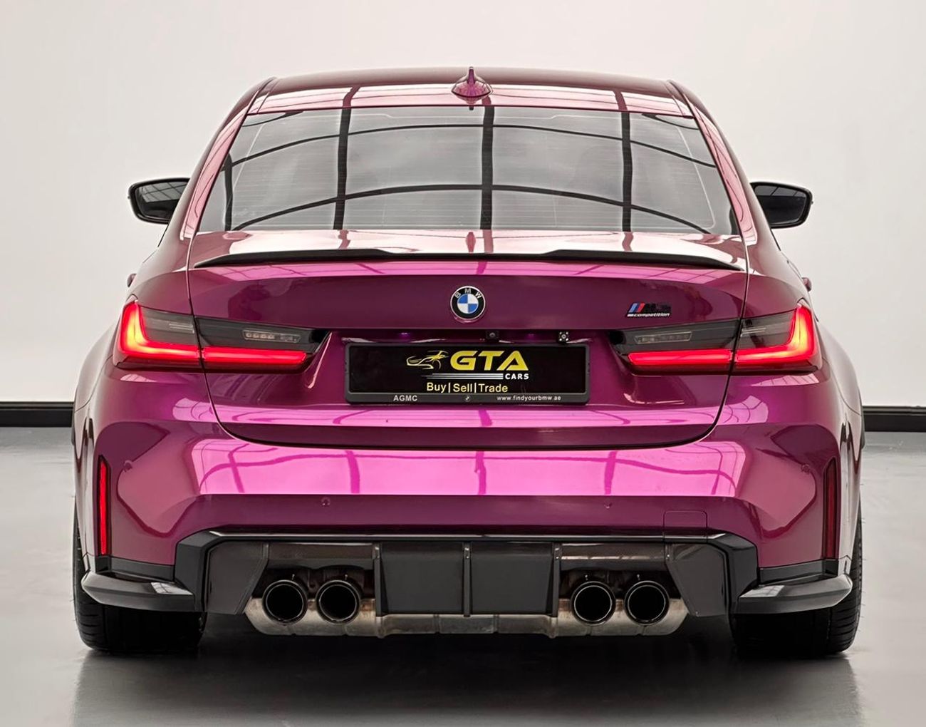 بي أم دبليو M3 2021 BMW M3 Competition, 03/2026 BMW Warranty, BMW Full Service History, Excellent Condition, GCC