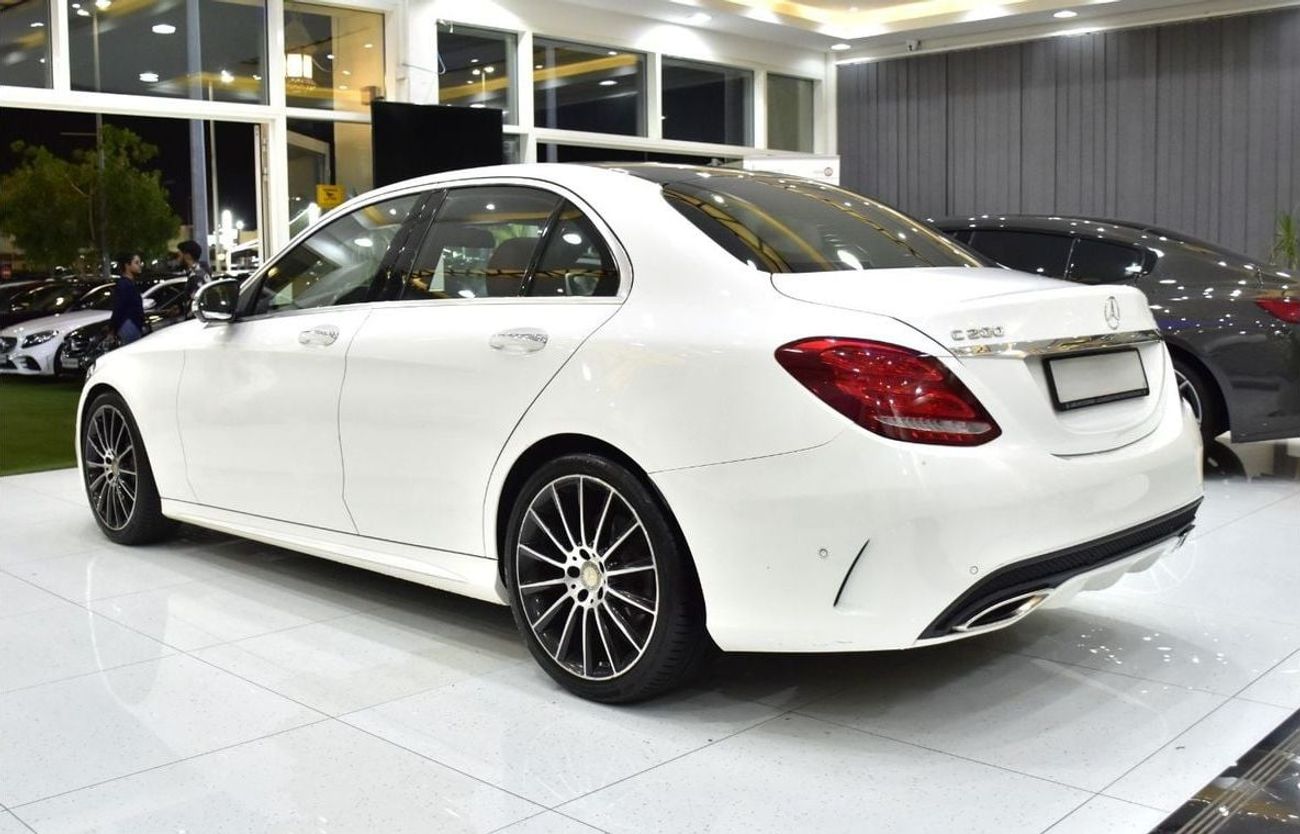 Mercedes-Benz C 200 EXCELLENT DEAL for our Mercedes Benz C200 ( 2017 Model ) in White Color GCC Specs
