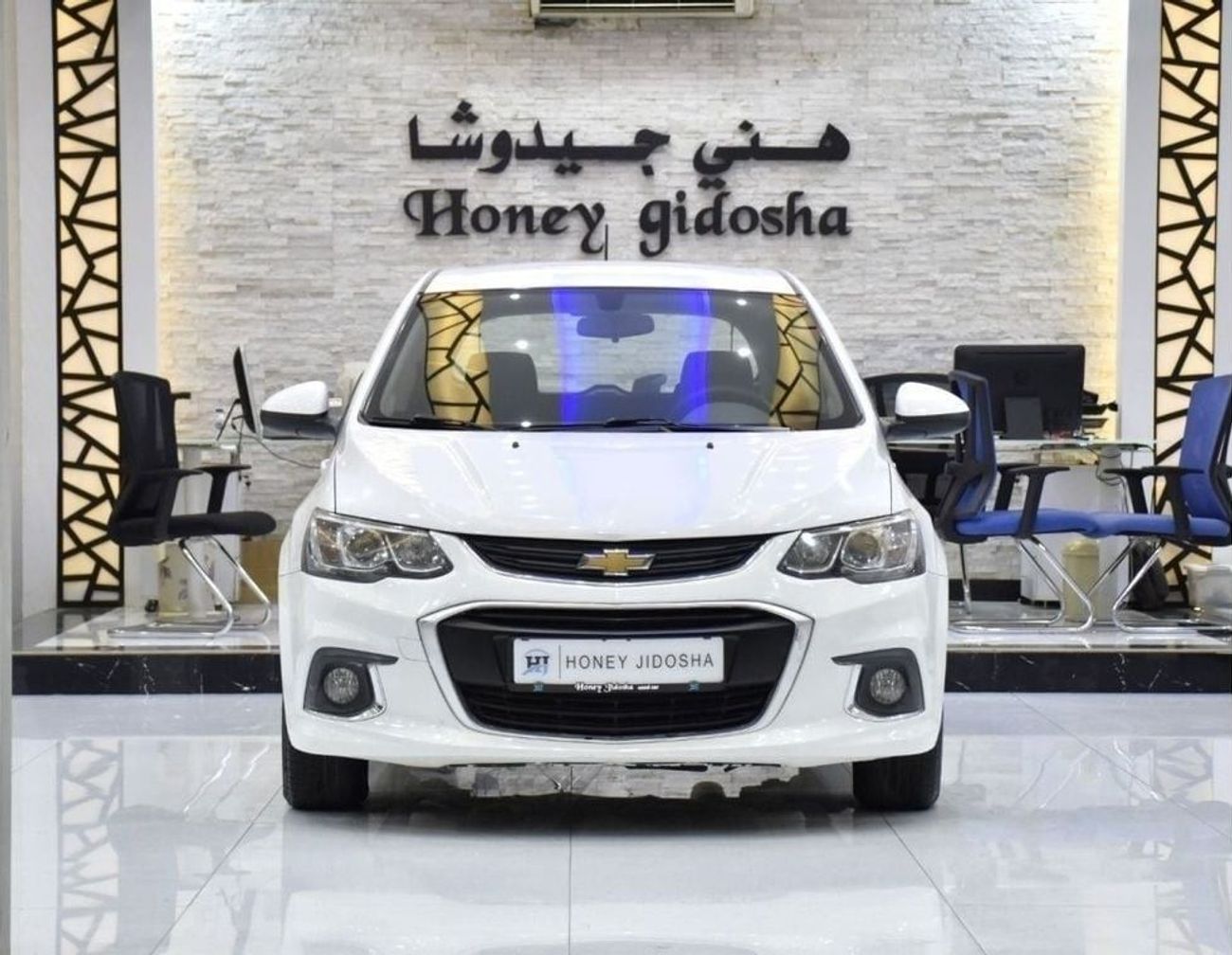 Chevrolet Aveo EXCELLENT DEAL for our Chevrolet Aveo ( 2019 Model ) in White Color GCC Specs