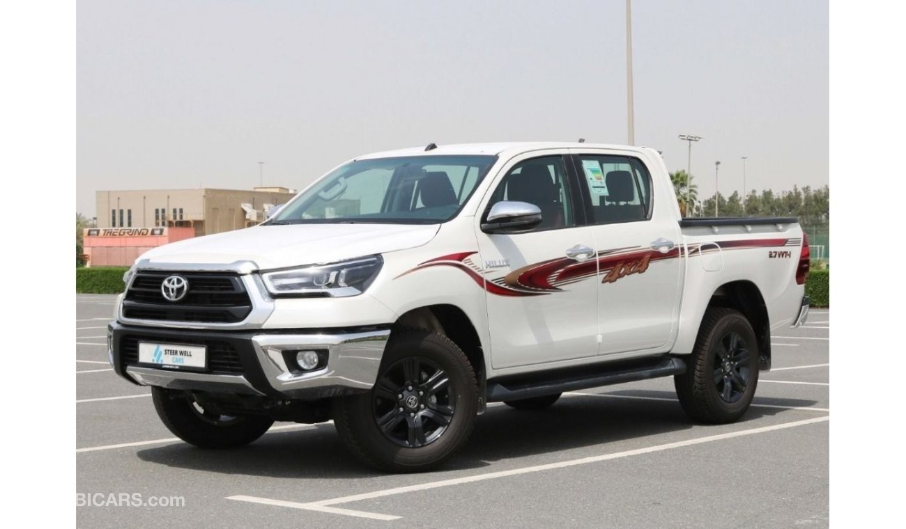 تويوتا هيلوكس 2021 | GLX-S V FULL OPTION 2.7L 4X4 D/C M/T KEY START REAR CAMERA - GCC SPECS - EXPORT ONLY