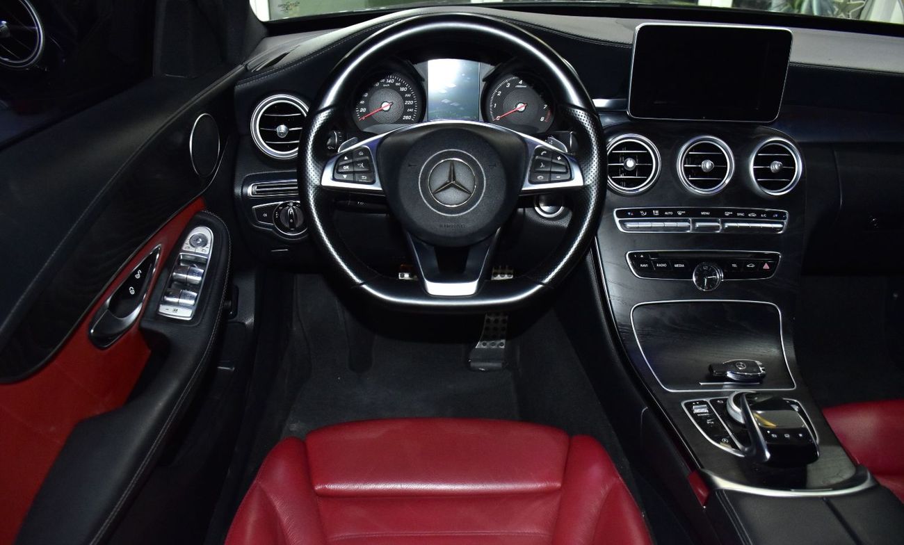 Mercedes-Benz C 200 EXCELLENT DEAL for our Mercedes Benz C200 ( 2016 Model ) in Black Color GCC Specs