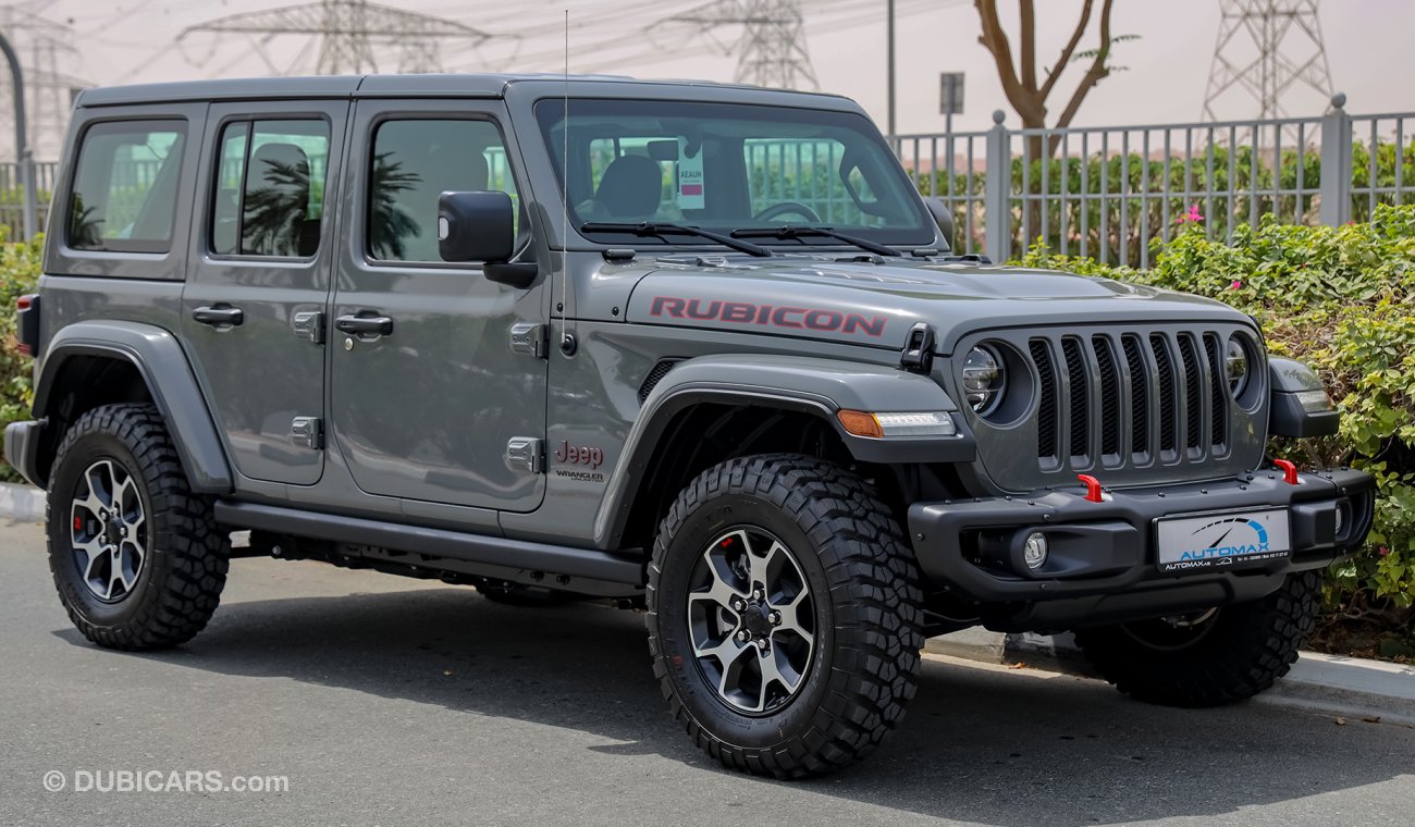 Jeep Wrangler Unlimited Rubicon V6 3.6L , GCC , 2021 , 0Km , W/3 Yrs or 60K Km WNTY @Official Dealer