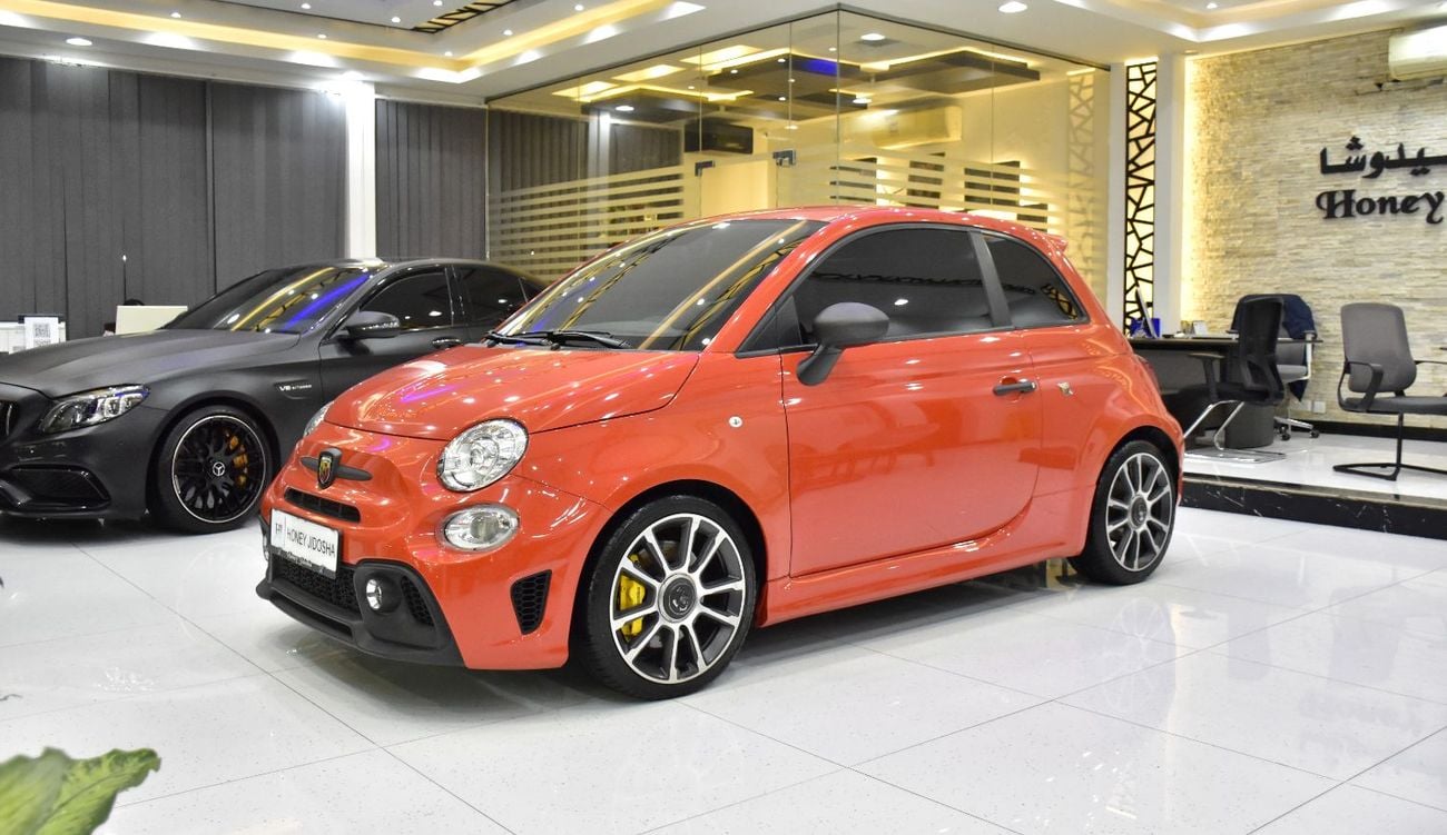 Abarth 695 EXCELLENT DEAL for our Abarth 695 Turismo ( 2023 Model ) in Orange Color GCC Specs