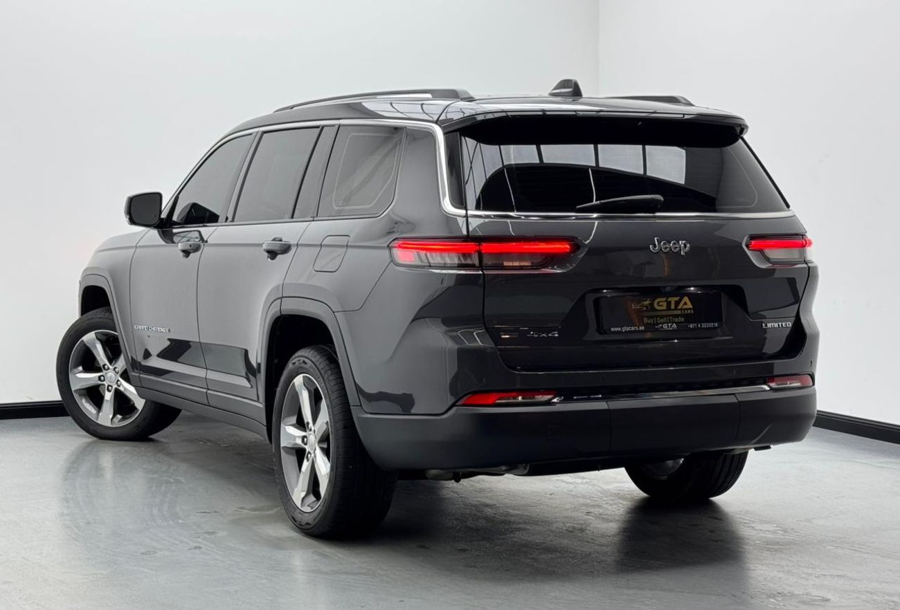 جيب جراند شيروكي L Limited 3.6L 2022 Jeep Grand Cherokee L Limited, 2027 Jeep Warranty, 2027 Jeep Service Pack, GCC