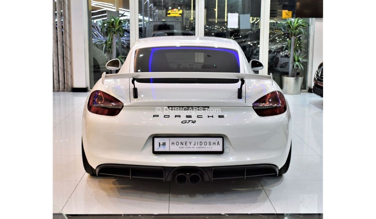 بورش كايمان 718 EXCLUSIVE OFFER • 4,700 PM • 2016 Porsche GT4 Cayman 3.8 F6 RWD 380bhp • GCC • Porsche Warranty