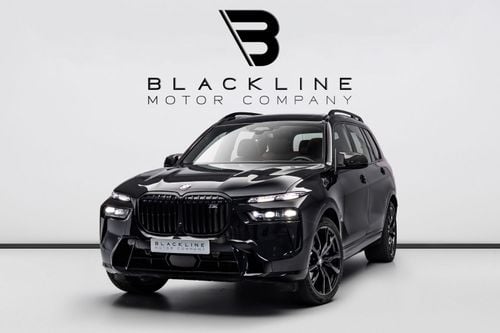 BMW X7 M60i XDRIVE BUY NOW, PAY 2027 | THE BLACKLINE STANDARD | BMW Warranty + Service Contract, GCC, LOW K