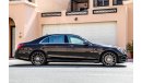 مرسيدس بنز S 500 AMG 2016 GCC under Warranty with Zero downpayment.