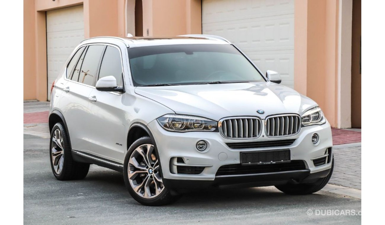 بي أم دبليو X5 BMW X5 X-Drive 50i 2015 GCC under Warranty with Zero Down-Payment.