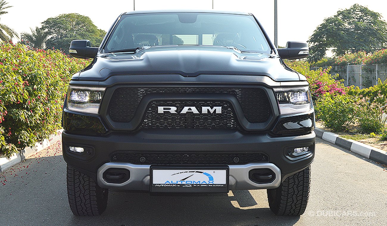 RAM 1500 2019 REBEL 1500 HEMI, 5.7L V8 GCC, 4X4, 0km with 3 Years or 100,000km Warranty