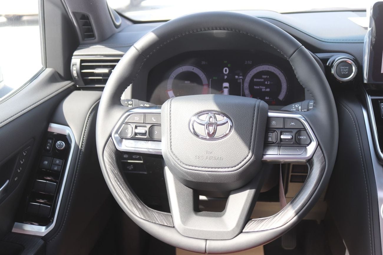 تويوتا لاند كروزر VXR 3.5L TWIN TURBO, ALLOY WHEELS, LEATHER SEAT, JBL SOUND SYSTEM, DIGITAL ODO METER,MODEL 2025