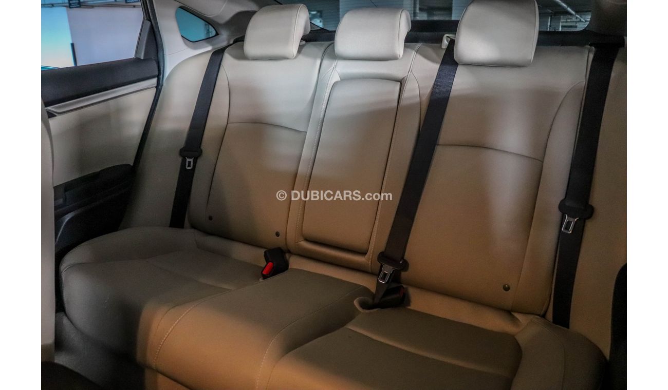 هوندا سيفيك 2018 GCC under Agency Warranty with Zero Down-Payment.