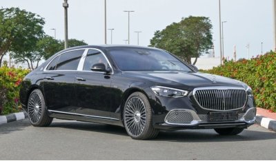 مرسيدس بنز S680 Maybach Mercedes-Benz S680 Maybach V12 | VIP Seats | Fully Loaded REAR AXLE STEERING, 5 Years Warranty, 3 Ye