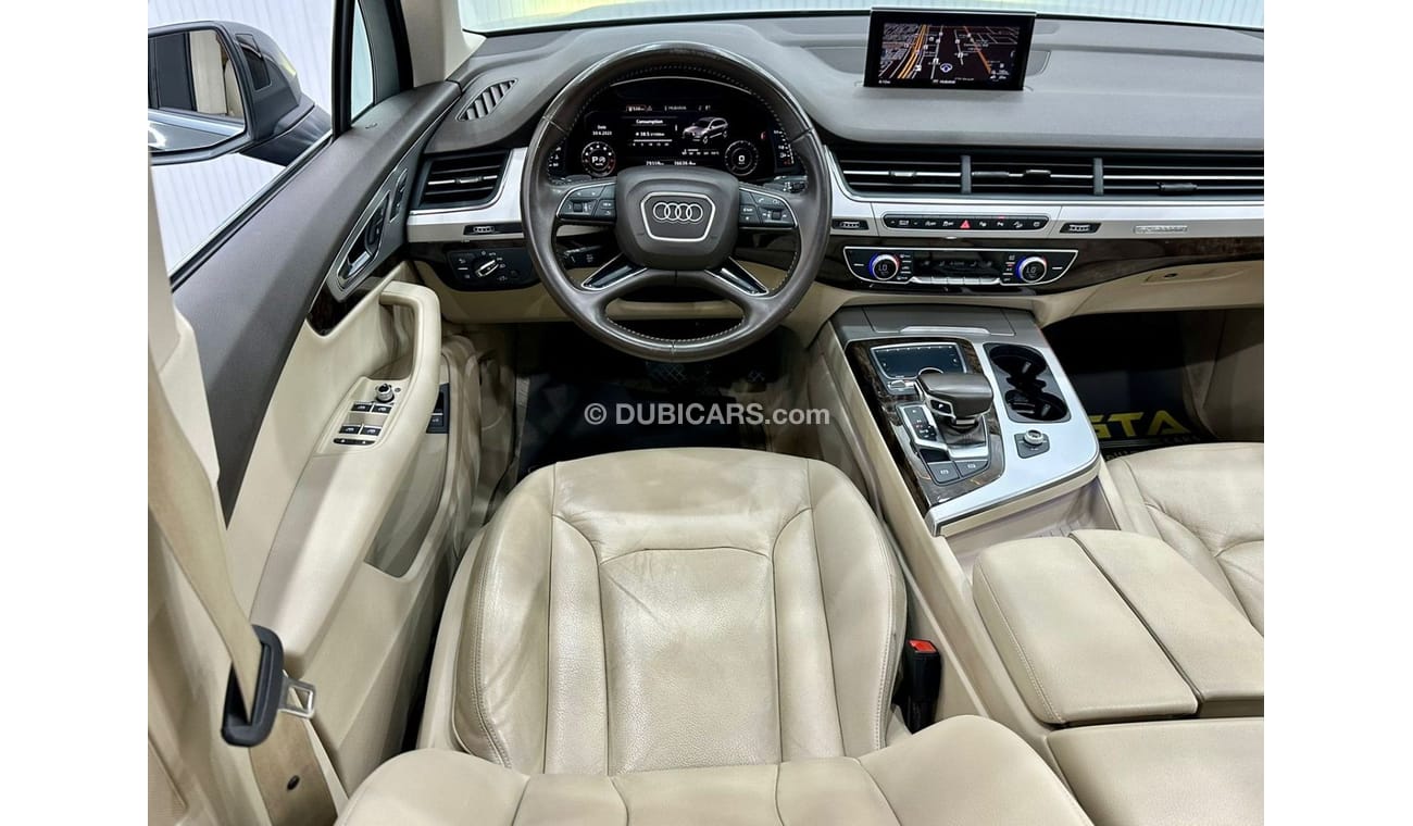 Audi Q7 2018 Audi Q7 Quattro 7 Seater, Warranty, Full Audi Service History, Full Options, Low Kms, GCC