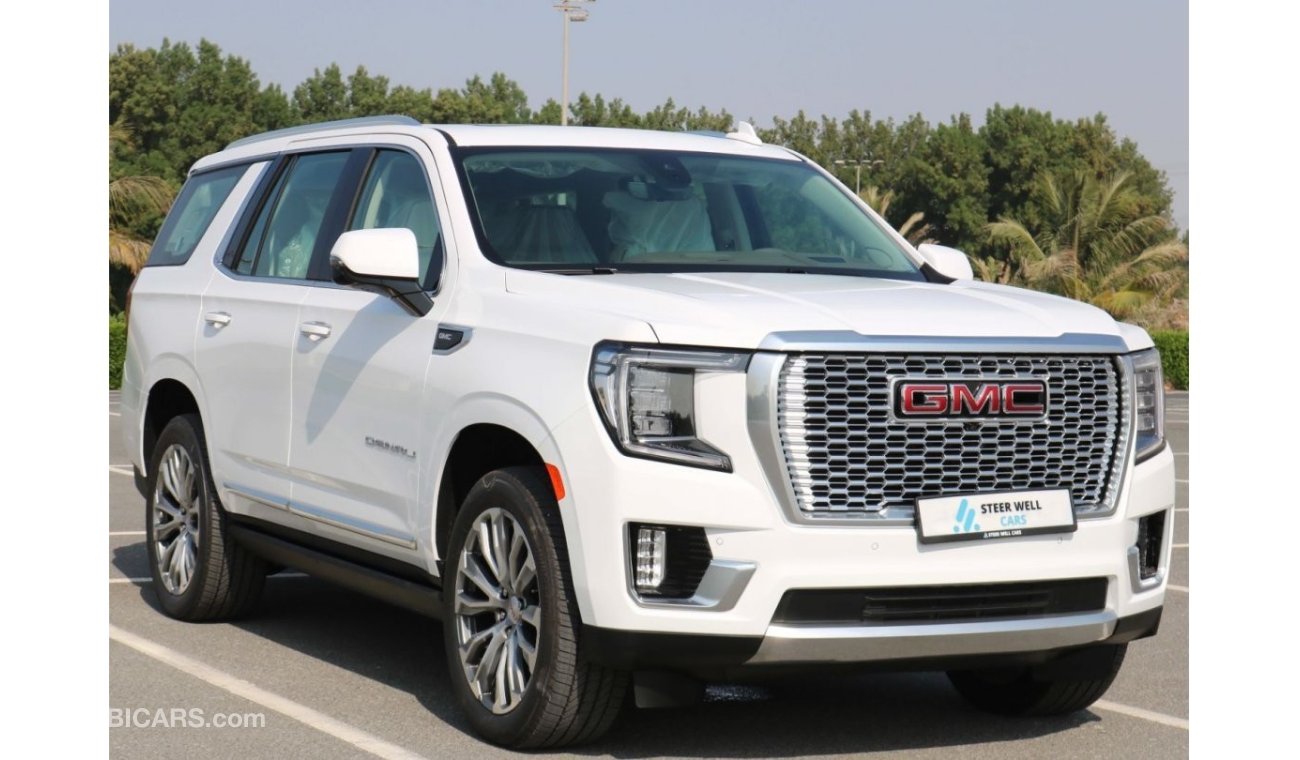 GMC Yukon 2021 | BRAND NEW YUKON DENELI V8 FULL OPTION WITH GCC SPECS AND EXCELLENT CONDITION