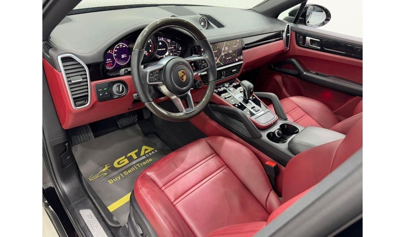 Porsche Cayenne Platinum Edition 2023 Porsche Cayenne Coupe Platinum Edition, Warranty, Full Porsche Service History