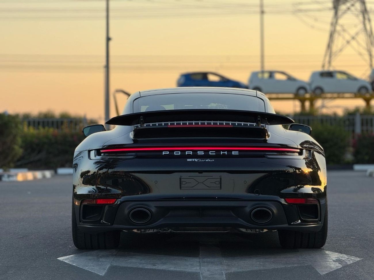 Porsche 911 Turbo 3.8L (575 HP) Coupe **2024** USED NEAT AND CLEAN GCC SPEC UNDER WARRANTY