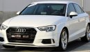 Audi A3 Audi A3 2018 GCC in excellent condition, without paint, without accidents, very clean from inside an