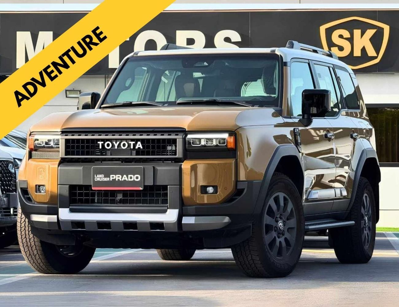 Toyota Prado VXR TURBO DUAL TONE || 2.4L PETROL V4 | RADAR | 360*CAMERA | SUNROOF | LEATHER WITH PWR SEATS (CODE # PA