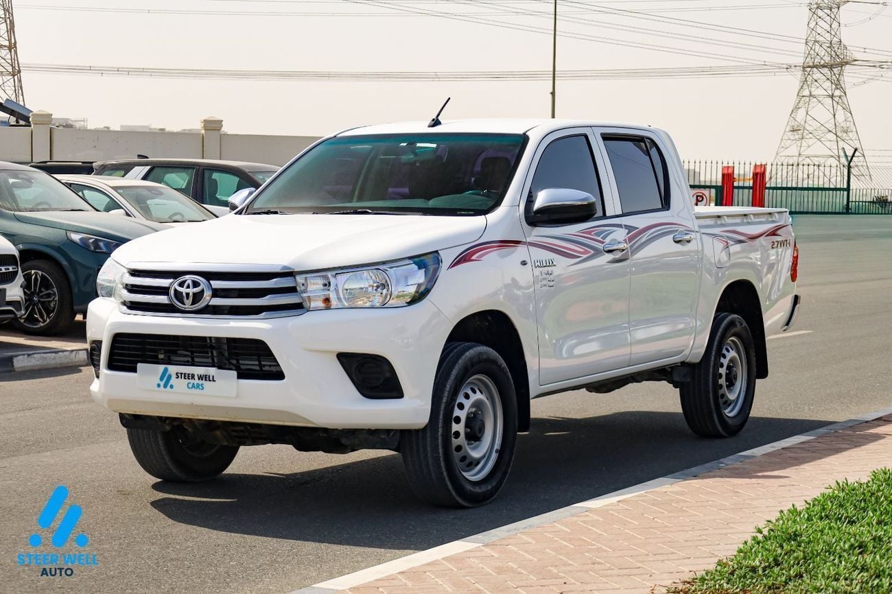 تويوتا هيلوكس GL 2022 GL 2.7L DC | 4WD | 2.7L Petrol | Automatic | GCC Specs | Best Price