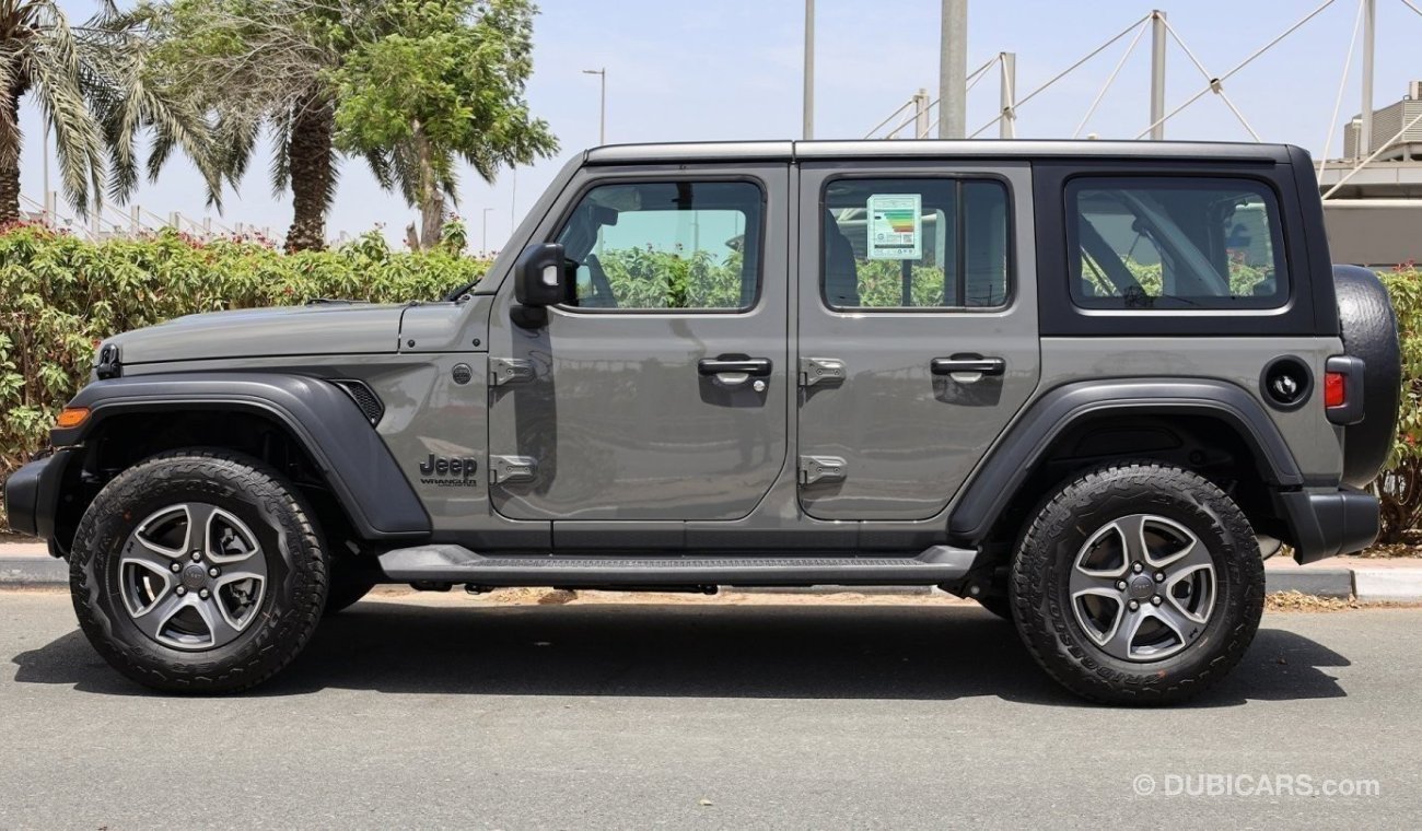 جيب رانجلر Unlimited Sport Plus V6 3.6L , 2023 GCC , 0Km , With 3 Years or 60K Km Warranty @Official Dealer