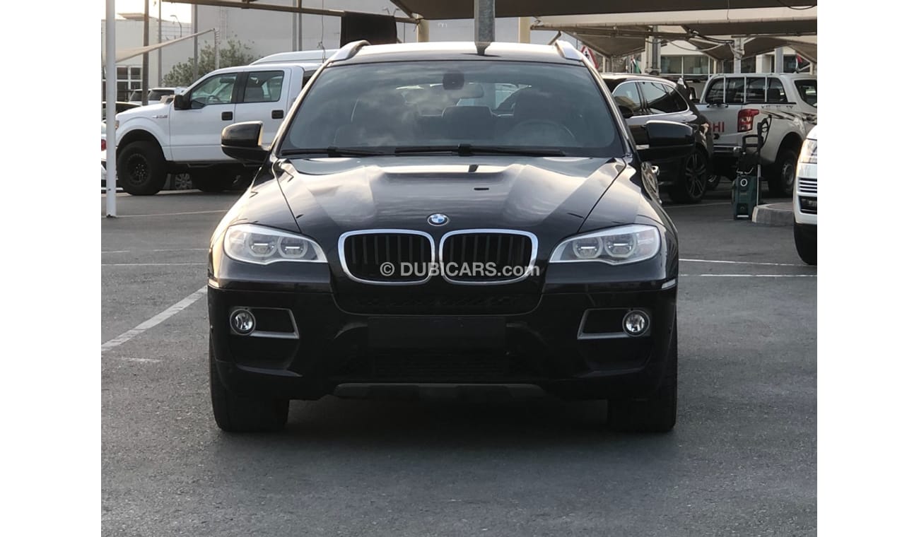 بي أم دبليو X6 موديل 2014 خليجي فل مواصفات كراسي جلد ومثبت سرعه وتحكم كهربي كامل ونظام صوت ممتاز وكاميرا خلفيه ومدخ